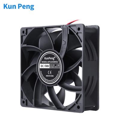 China 120x120x38 12038 Exhaust Ventilation High Speed ​​Fan DC12V 2.7A 6500RPM 120mm KP12038HD1 for sale