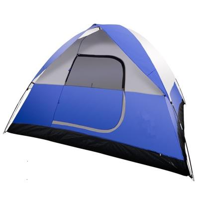 China Hot Selling High Quality Lightweight Luxury Family Tent Folding 6 Person Diagonal Tying Type Outdoor Camping for sale