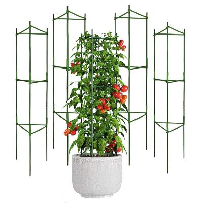 China Easily Assembled Vegetable Garden Plant Tomato Cages Support Trellis Stakes For Vertical Climbing Plants for sale