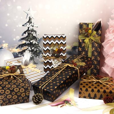 China Factory Supply Waterproof Hot Sale Gift Wrap Paper Christmas Wrapping Paper Wholesale Set for sale