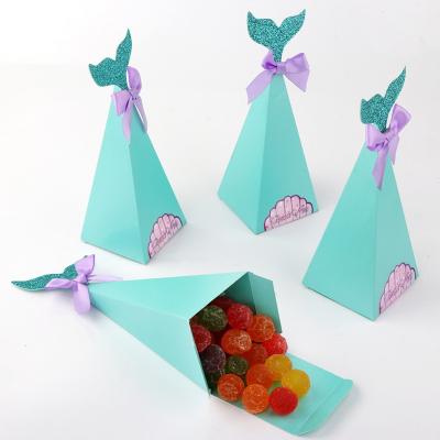 China Creative Mermaid Paper Use Note Hotselling Party Gift&Candy Box for sale