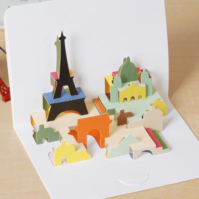 China China Factory Direct Sales Wholesale Custom Paper Birthday Greeting Card for sale