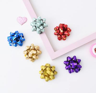 China Colorful Gift Bow Ribbon Metallic Wrapping Bow For Gift Decoration for sale