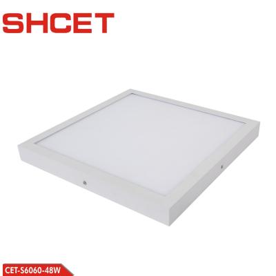 China CET-S6060 48W 600x600 Square Aluminum Surface Led Flat Panel Light for sale