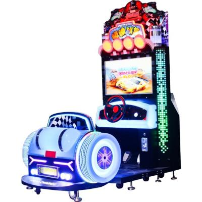 China Plastic Car 3D Arcade Coin Operated Electronic Racing Game Machine for sale