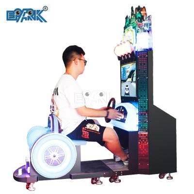 China HD LCD Plastic Coin Operated Kids Outrun Simulator Arcade Video Games Racing Car for sale