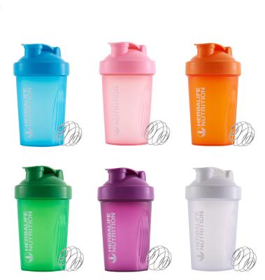 China 100% Hot Sale Design BPA Free Virgin 400ml PP Protein Shaker Bottle Cups Shaker Viable Gym Shaker Mug Viable With Logo Printing for sale