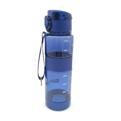 China Durable Classic Style 600ml Sports Water Bottle Durable Stylish Plastic Non - Toxic With High Quality for sale