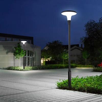 China LANDSCAPE All In A Decorative Garden Yard Commercial Pathway Pole Mounted Solar Light for sale