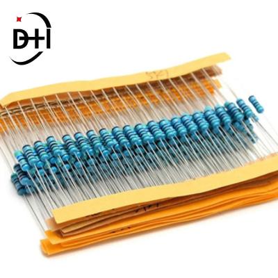 China 1/4W 1K 10K 100K 220ohm 1M Metal Foil Metal Foil Assorted Kit 1M Resistors 1% Resistor 1/4W Resistor 1% Resistor for sale