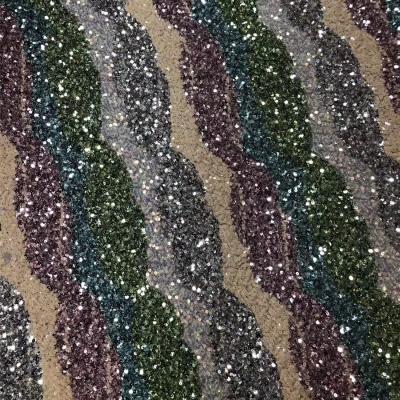 China 2020 Sale Elastic Fish Scale Online Glitter Multi Color Sequin Fabric For Party Dress for sale