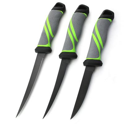 China High Quality Non-variable Sharp Green Sharp Golf Knife Solid Golf Knife Stainless Steel Handle Fishing Net Knife Set Leather Set for sale