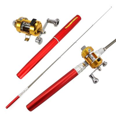 China Cheap Durable Aluminum Alloy Pen Shaped Telescoping Fishing Rod Aluminum Alloy for sale