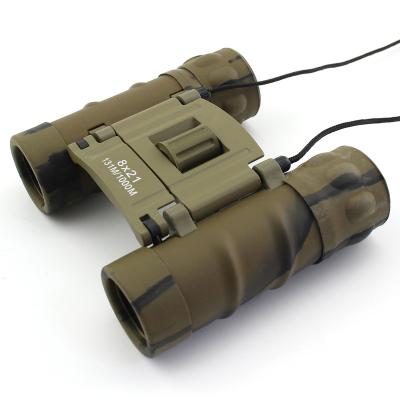 China Lightweight Binoculars Telescope Standard 8x21 Outdoor Military Hunting High Power Binoculars for sale