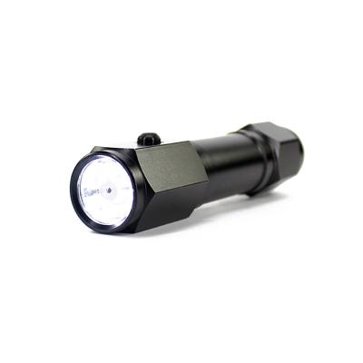 China Convenient Hot Selling 8LED 1laser Flashlight Customized Car Mini Aluminum Flashlight With Window Indoor Outdoor Portable Breaker for sale