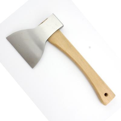 China Unrated Camping Crafting Tool Outdoor Wood Handle Ax Wide Tactical Felling Hatchet for sale