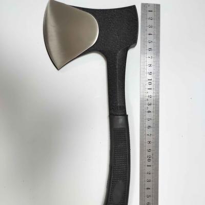 China Unrated Ax Hatchet Logo Carbon Steel Ax Custom Hatchet With TPR Handle PP Sheath for sale