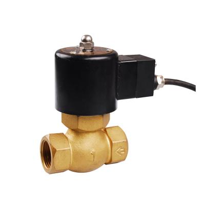 China BRASS High Pressure Air Oil Water Solenoid Valve 220v 2L Series 2/2 Way Steam Direct Acting Normally Closed Brass Solenoid Valve for sale