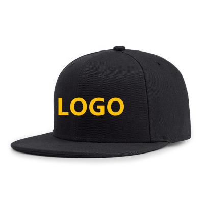 China White 100% High Quality OEM Waterproof Cotton Custom LOGO Design Plain 6 Panel Snapback Hats/Snapback Hats Hip Hop Rock Snap Hat Baseball Cap for sale