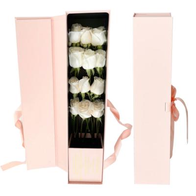 China Recycled Materials Eeo-Friendly Gift Boxes For Flowers Wedding Festival Recycled Mom Flower Box Paper Printing for sale