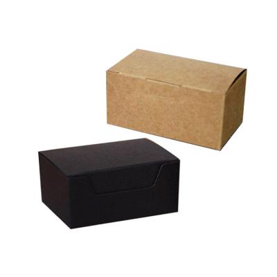 China Recycled Materials Custom Kraft Paper Box Gift Candle Packaging Matte Black Corrugated Shipping Listing Box for sale