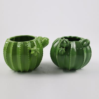 China Europe Whosale Handmade Mini Ceramic Flower Pot For Succulents for sale