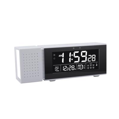 China Radio Clocks Led Digital Desktop and Table Fm Radio Speaker Calendars Amazon Alarm Clock Night Light Electronic Clock for sale