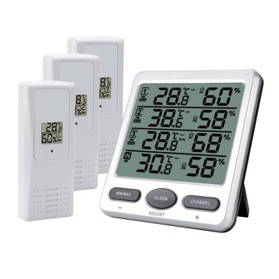 China Hot Selling Electronic Wireless Thermometer Easy Operation Thermometer Selection Easy Operation Indoor And Outdoor Multi-channel Hygrometer Hygrometer for sale