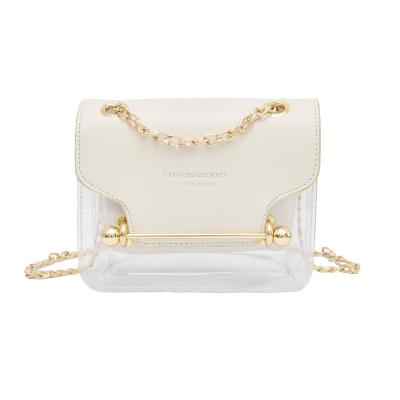 China Fashoion 2202 New Hot Sale Women Bag Fashion Transparent Clear PVC Purse Cross - Shoulder Jelly Purse Body Handbags for sale