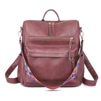 China 2111 other women bags 2021 fashion casual leather backpack and handbag for women for sale