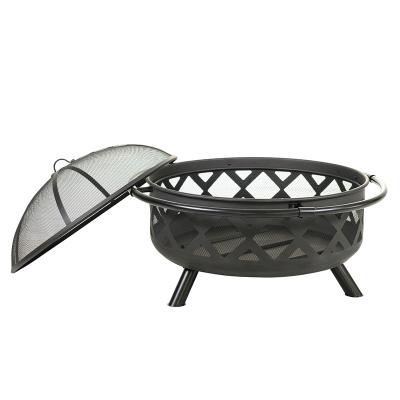 China Hot Sale Outdoor Patio Fire Pits Arden Round Fire Pit Furniture Wood Burning Outdoor Set For Camping for sale