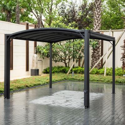 China Modern Outdoor Furniture Wholesale Curved Designs Waterproof Modern Steel Material Gazebo Tent Outdoor Gazebo For Grill for sale