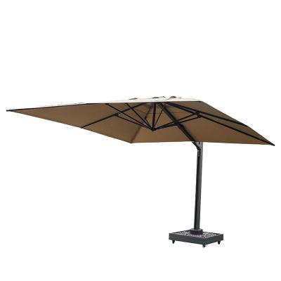 China Aluminum Outdoor Umbrellas Near Metal Teak Beach Patio Umbrellas Modern Simple Good Quality Deck for sale