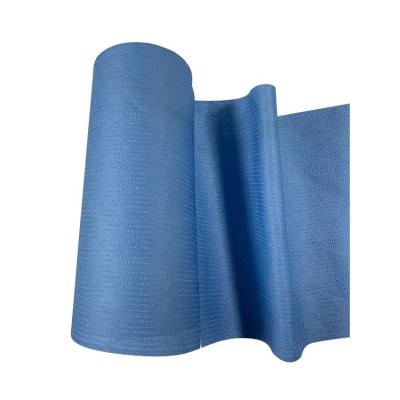 China Sustainable Industrial Spunlace Cleaning Cloth Nonwoven Cloth Woodpulp55 Rolls for sale