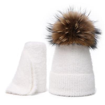 China COMMON COMMON Warm Pom Pom Beanie Hats Winter Sale Fashion Scarf Hats And Print For Kid for sale