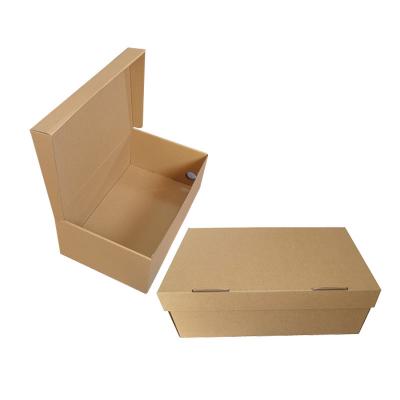 China Wholesale Recyclable Luxury Empty Product Package Cardboard Sneaker Shoe Box With Logo For Gift Packaging Custom Made for sale