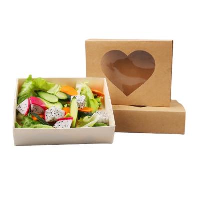 China Recycled Materials Customized Logo Printing Food Grade Paper Box Sushi Takeout Box for sale