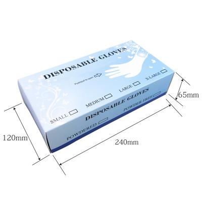 China Recycled Materials Factory Supply Directly Good Price Customized White Packing Box For Gloves for sale