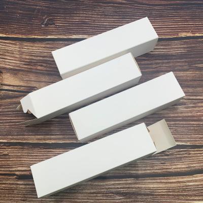 China Recycled Materials Customized Colorized Thick White Cardboard Small Box For Cosmetic Tools For Toothpaste Box Packaging Printing for sale