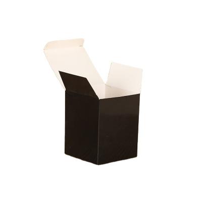 China Wholesale Recyclable Factory Black Card Box Black Box Custom Small Paper Packaging Box Can Print Logo for sale