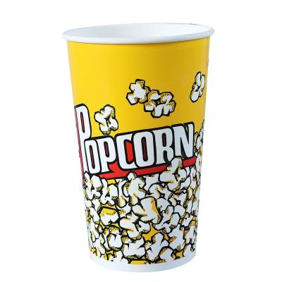 China Classic Factory Popcorn Bucket Porcorn Tub Custom Printing Paper Cup for sale