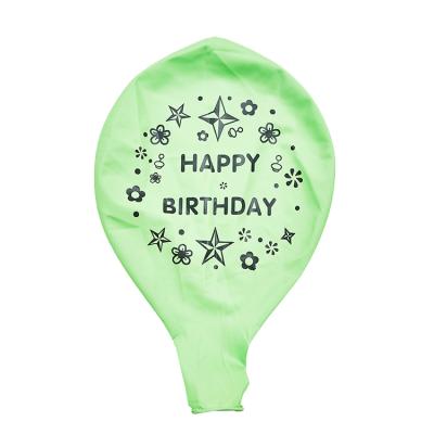 China Hot Gift Toy 2021 Factory Direct Selling Happy Birthday Letter Printing Balloon For Birthday Party Decor for sale