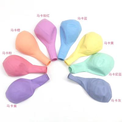 China Brithday /WeedingParty Decor/Gifts 100/Bag 10 Inch 2.2g Round Macaron Balloon For/Colorful Candy To Decorate 10/Festival Party for sale