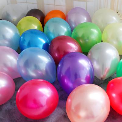 China Party Decoration 12 Inch Balloon 2.8g Happy Birthday Balloon Pearlescent Party Decoration For Wedding for sale