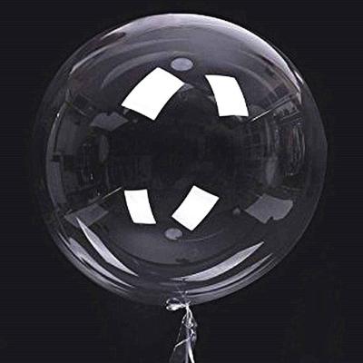 China Wholesale Eco-Friendly 10 18 24 Transparent 36 Inch Bobo PVC Bubble Party Clear Stretchable Helium Balloons for sale