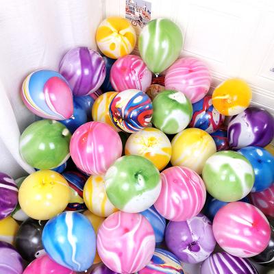 China Decoration 12 Inch 3.6g Marble Balloons Party Decoration Congratulations Balloons for sale