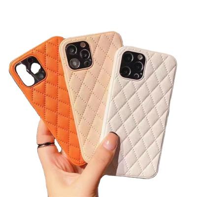 China Amazon phone case shockproof hot selling cotton new down jacket simple phone case temperament phone case for sale