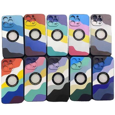 China Phone Case Cutout Unique Products To Sell LOGO Shockproof Hollow Phone Case For Iphone Skin Feel tau Case Tinting for sale