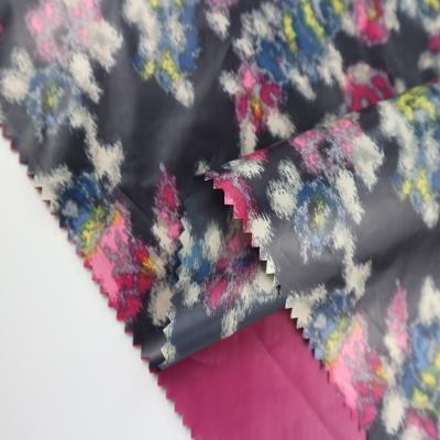 China Various Pattern Printing Fabric 100%Polyester Waterproof Fabric For Down Jackets for sale