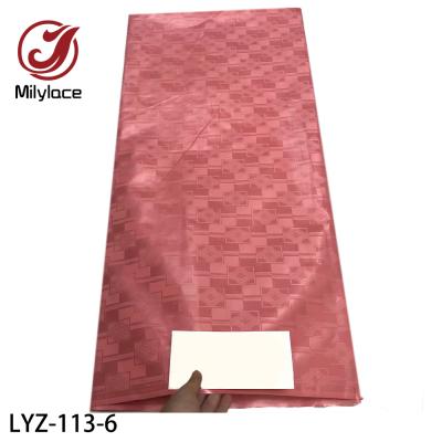 China Comfatable 8 Years Bazin Fabric Brocade Africa Cotton Factory For Garment for sale